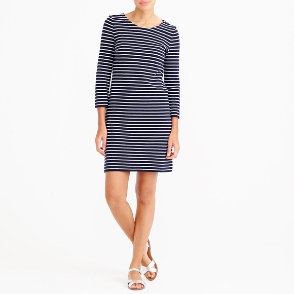 J. Crew Dresses & Skirts - J. Crew Black and White Striped Dress